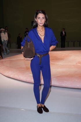 IPA88970452 - Milan, Milan Women™s Fashion Week Spring Summer 2027 - Women™s Fashion, Spring Summer 2027 - Luisa Spagnoli fashion show - front row pictured: guest  Copyright: xRiccardoxGIordanox xRiccardoxGiordano IPAx IPA88970452