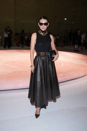 IPA88970589 - Milan, Milan Women™s Fashion Week Spring Summer 2027 - Women™s Fashion, Spring Summer 2027 - Luisa Spagnoli fashion show - front row in the photo: guest  Copyright: xRiccardoxGIordanox xRiccardoxGiordano IPAx IPA88970589