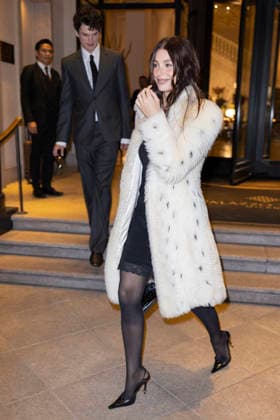 MFW Spring Summer 2027 Homer Gere, Camila Morrone MP MILAN, ITALY - SEPTEMBER 25: Homer Gere, Camila Morrone are going to Gucci after party during the Milan Fashion Week - Womenswear Spring Summer 2027 on September 24, 2026 in Milan, Italy. Photo by Marco Piovanotto Abacapress.com Milan Italy  Copyright: xPiovanottoxMarco ABACAx