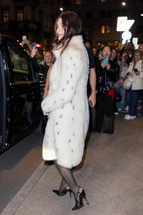 MFW Spring Summer 2027 Homer Gere, Camila Morrone MP MILAN, ITALY - SEPTEMBER 25: Homer Gere, Camila Morrone are going to Gucci after party during the Milan Fashion Week - Womenswear Spring Summer 2027 on September 24, 2026 in Milan, Italy. Photo by Marco Piovanotto Abacapress.com Milan Italy  Copyright: xPiovanottoxMarco ABACAx