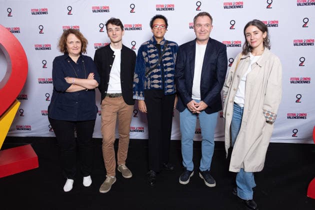 16th Festival 2 Valenciennes - Day 1 Virginie Apiou, Clement Colliaux, Emilie Semiramoth, Vincy Thomas, Manon Marcillat attends the opening ceremony photocall the 16th Valenciennes Film Festival - Day 1 on September 25, 2026 in Valenciennes, France. Photo by Nasser Berzane ABACAPRESS.COM Valenciennes France  Copyright: xBerzanexNasser ABACAx