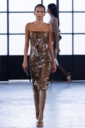 IPA88972569 - Milan, Milan Women™s Fashion Week Spring Summer 2027 - Women™s Fashion, Spring Summer 2027 - Elisabetta Franchi fashion show - fashion show - Pictured: model  Copyright: xCinziaxCamelax xx IPA88972569