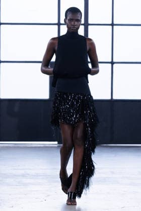 IPA88972583 - Milan, Milan Women™s Fashion Week Spring Summer 2027 - Women™s Fashion, Spring Summer 2027 - Elisabetta Franchi fashion show - fashion show - Pictured: model  Copyright: xCinziaxCamelax xx IPA88972583