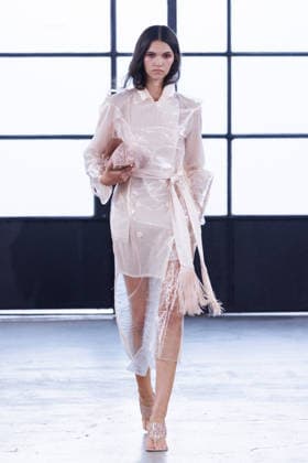 IPA88972623 - Milan, Milan Women™s Fashion Week Spring Summer 2027 - Women™s Fashion, Spring Summer 2027 - Elisabetta Franchi fashion show - fashion show - Pictured: model  Copyright: xCinziaxCamelax xx IPA88972623
