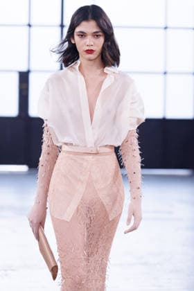 IPA88972631 - Milan, Milan Women™s Fashion Week Spring Summer 2027 - Women™s Fashion, Spring Summer 2027 - Elisabetta Franchi fashion show - fashion show - Pictured: model  Copyright: xCinziaxCamelax xx IPA88972631
