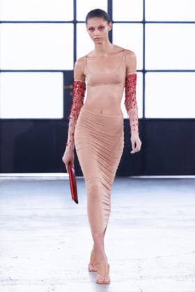 IPA88972633 - Milan, Milan Women™s Fashion Week Spring Summer 2027 - Women™s Fashion, Spring Summer 2027 - Elisabetta Franchi fashion show - fashion show - Pictured: model  Copyright: xCinziaxCamelax xx IPA88972633