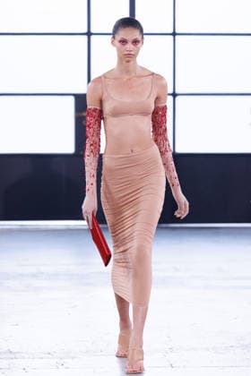 IPA88972634 - Milan, Milan Women™s Fashion Week Spring Summer 2027 - Women™s Fashion, Spring Summer 2027 - Elisabetta Franchi fashion show - fashion show - Pictured: model  Copyright: xCinziaxCamelax xx IPA88972634