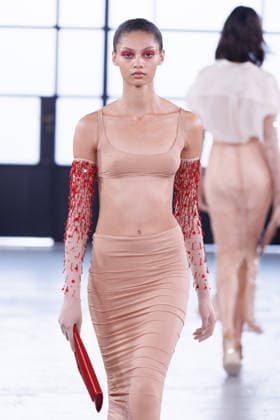 IPA88972636 - Milan, Milan Women™s Fashion Week Spring Summer 2027 - Women™s Fashion, Spring Summer 2027 - Elisabetta Franchi fashion show - fashion show - Pictured: model  Copyright: xCinziaxCamelax xx IPA88972636