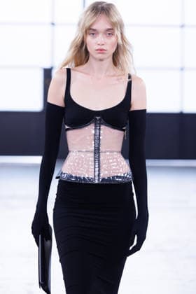 IPA88972614 - Milan, Milan Women™s Fashion Week Spring Summer 2027 - Women™s Fashion, Spring Summer 2027 - Elisabetta Franchi fashion show - fashion show - Pictured: model  Copyright: xCinziaxCamelax xx IPA88972614