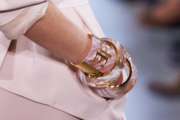 IPA88972622 - Milan, Milan Women™s Fashion Week Spring Summer 2027 - Women™s Fashion, Spring Summer 2027 - Elisabetta Franchi fashion show - fashion show - Pictured: detail.  Copyright: xCinziaxCamelax xx IPA88972622
