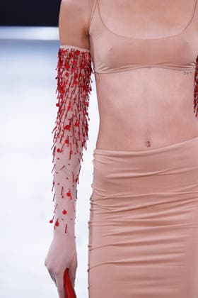 IPA88972640 - Milan, Milan Women™s Fashion Week Spring Summer 2027 - Women™s Fashion, Spring Summer 2027 - Elisabetta Franchi fashion show - fashion show - Pictured: detail.  Copyright: xCinziaxCamelax xx IPA88972640