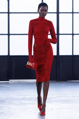 IPA88972671 - Milan, Milan Women™s Fashion Week Spring Summer 2027 - Women™s Fashion, Spring Summer 2027 - Elisabetta Franchi fashion show - fashion show - Pictured: model  Copyright: xCinziaxCamelax xx IPA88972671