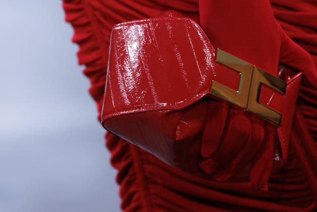 IPA88972673 - Milan, Milan Women™s Fashion Week Spring Summer 2027 - Women™s Fashion, Spring Summer 2027 - Elisabetta Franchi fashion show - fashion show - Pictured: detail.  Copyright: xCinziaxCamelax xx IPA88972673