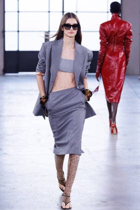 IPA88972752 - Milan, Milan Women™s Fashion Week Spring Summer 2027 - Women™s Fashion, Spring Summer 2027 - Elisabetta Franchi fashion show - fashion show - Pictured: model  Copyright: xCinziaxCamelax xx IPA88972752