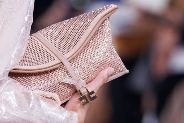IPA88972624 - Milan, Milan Women™s Fashion Week Spring Summer 2027 - Women™s Fashion, Spring Summer 2027 - Elisabetta Franchi fashion show - fashion show - Pictured: detail.  Copyright: xCinziaxCamelax xx IPA88972624