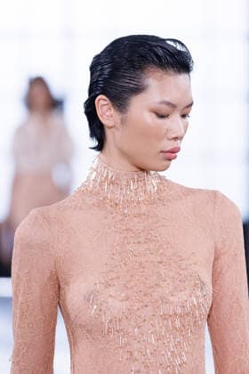 IPA88972628 - Milan, Milan Women™s Fashion Week Spring Summer 2027 - Women™s Fashion, Spring Summer 2027 - Elisabetta Franchi fashion show - fashion show - Pictured: model  Copyright: xCinziaxCamelax xx IPA88972628