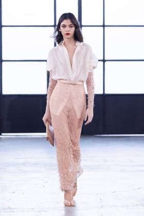 IPA88972629 - Milan, Milan Women™s Fashion Week Spring Summer 2027 - Women™s Fashion, Spring Summer 2027 - Elisabetta Franchi fashion show - fashion show - Pictured: model  Copyright: xCinziaxCamelax xx IPA88972629