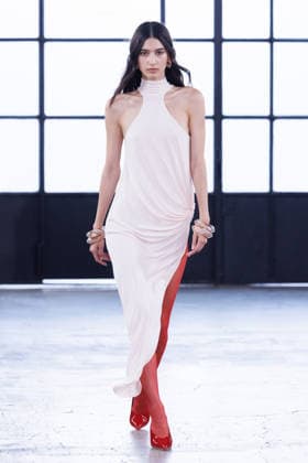 IPA88972654 - Milan, Milan Women™s Fashion Week Spring Summer 2027 - Women™s Fashion, Spring Summer 2027 - Elisabetta Franchi fashion show - fashion show - Pictured: model  Copyright: xCinziaxCamelax xx IPA88972654