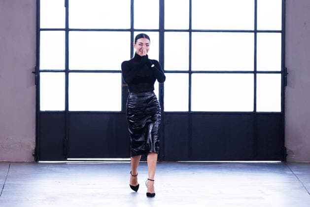 IPA88972951 - Milan, Milan Women™s Fashion Week Spring Summer 2027 - Women™s Fashion, Spring Summer 2027 - Elisabetta Franchi fashion show - fashion show - Pictured: Elisabetta Franchi  Copyright: xCinziaxCamelax xx IPA88972951