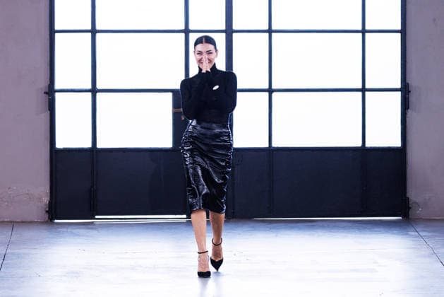 IPA88972956 - Milan, Milan Women™s Fashion Week Spring Summer 2027 - Women™s Fashion, Spring Summer 2027 - Elisabetta Franchi fashion show - fashion show - Pictured: Elisabetta Franchi  Copyright: xCinziaxCamelax xx IPA88972956
