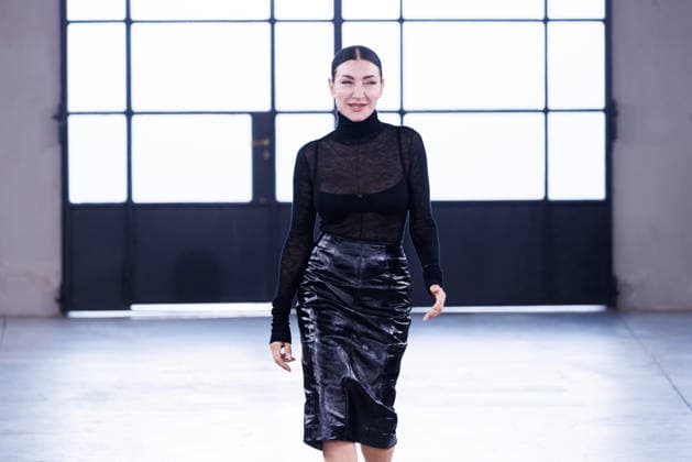 IPA88972965 - Milan, Milan Women™s Fashion Week Spring Summer 2027 - Women™s Fashion, Spring Summer 2027 - Elisabetta Franchi fashion show - fashion show - Pictured: Elisabetta Franchi  Copyright: xCinziaxCamelax xx IPA88972965