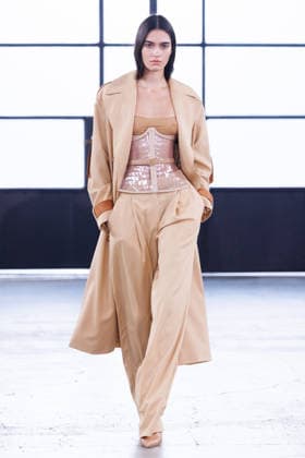 IPA88972855 - Milan, Milan Women™s Fashion Week Spring Summer 2027 - Women™s Fashion, Spring Summer 2027 - Elisabetta Franchi fashion show - fashion show - Pictured: model  Copyright: xCinziaxCamelax xx IPA88972855