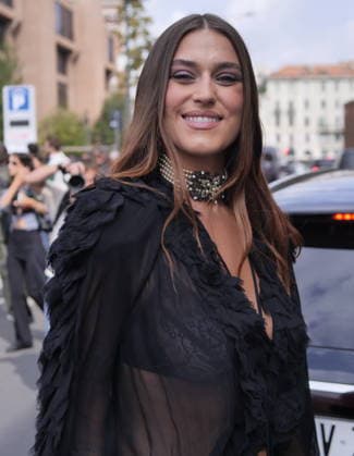 IPA88974192 - Milan, Milan Women s Fashion Week: Spring Summer 2026 2027 - Women s Fashion, Spring Summer 2026–2027 Blumarine fashion show - Pictured: Gaia Gozzi  Copyright: xLucaxPontix xLucaPonti IpaAgencyx IPA88974192