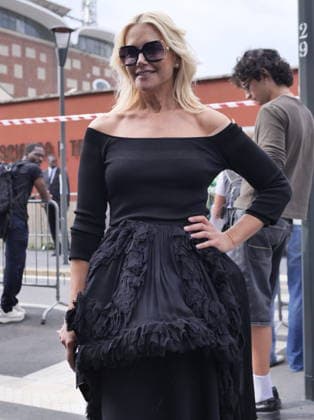 IPA88973641 - Milan, Milan Women s Fashion Week: Spring Summer 2026 2027 - Women s Fashion, Spring Summer 2026–2027, Blumarine fashion show—Pictured: Valeria Mazza  Copyright: xLucaxPontix xLucaPonti IpaAgencyx IPA88973641