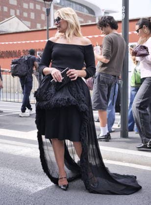 IPA88973659 - Milan, Milan Women s Fashion Week: Spring Summer 2026 2027 - Women s Fashion, Spring Summer 2026–2027, Blumarine fashion show—Pictured: Valeria Mazza  Copyright: xLucaxPontix xLucaPonti IpaAgencyx IPA88973659