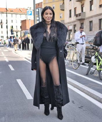 IPA88974050 - Milan, Milan Women s Fashion Week: Spring Summer 2026 2027 - Women s Fashion, Spring Summer 2026–2027 — Blumarine fashion show — Pictured: Chiara Biasi  Copyright: xLucaxPontix xLucaPonti IpaAgencyx IPA88974050