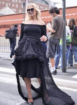 IPA88973650 - Milan, Milan Women s Fashion Week: Spring Summer 2026 2027 - Women s Fashion, Spring Summer 2026–2027 - Blumarine fashion show - Pictured: Valeria Mazza  Copyright: xLucaxPontix xLucaPonti IpaAgencyx IPA88973650
