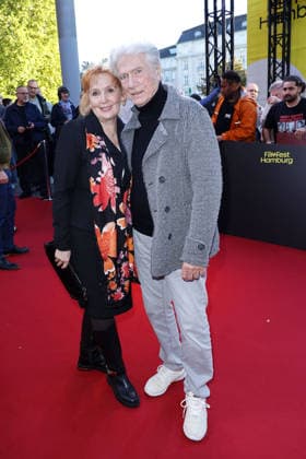 Jürgen Prochnow and his wife Verena Wengler at the premiere of *Nachtschicht: Sterben verboten* on ZDF on September 25, 2026, at Cinemaxx as part of the 34th Film Festival in Hamburg. Jürgen Prochnow and his wife Verena Wengler attend the premiere of *Nachtschicht: Sterben verboten* on September 25, 2026, during the 34th Film Festival