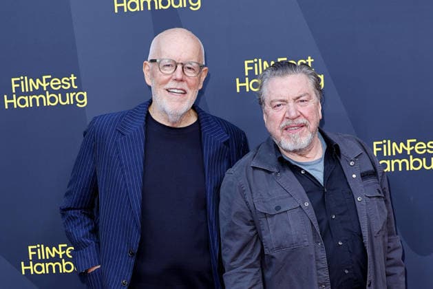 Director Lars Becker and actor Armin Rohde attend the premiere of *Nachtschicht: Sterben verboten* on September 25, 2026, during the 34th Film Festival in Hamburg, Germany. *Nachtschicht* premiere during the 34th Film Festival in Hamburg, Germany.
