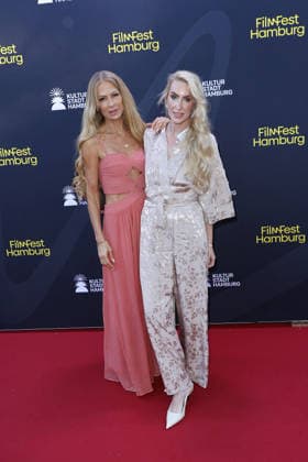 Jenny Elvers and Juliane Golbs attend the premiere of *Nachtschicht: Sterben verboten* on September 25, 2026, during the 34th Film Festival in Hamburg, Germany. *Nachtschicht* premiere during the 34th Film Festival in Hamburg, Germany