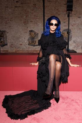 IPA88964300 - Milan, Milan Women™s Fashion Week Spring Summer 2027 - Women™s Fashion, Spring Summer 2027 - Blumarine fashion show - guests - Pictured: Sita Abellan  Copyright: xCinziaxCamelax xx IPA88964300