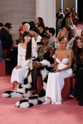 IPA88964994 - Milan, Milan Women™s Fashion Week Spring Summer 2027 - Women™s Fashion, Spring Summer 2027 - Blumarine fashion show - guests - Pictured: guests  Copyright: xCinziaxCamelax xx IPA88964994