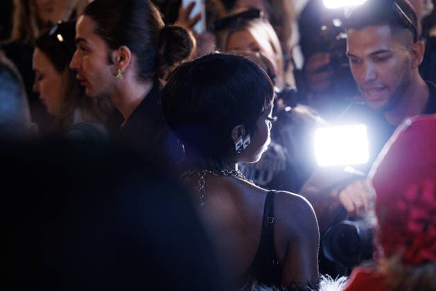 IPA88965457 - Milan, Milan Women™s Fashion Week Spring Summer 2027 - Women™s Fashion, Spring Summer 2027 - Blumarine fashion show - guests - Pictured: Olandria Carthen  Copyright: xCinziaxCamelax xx IPA88965457