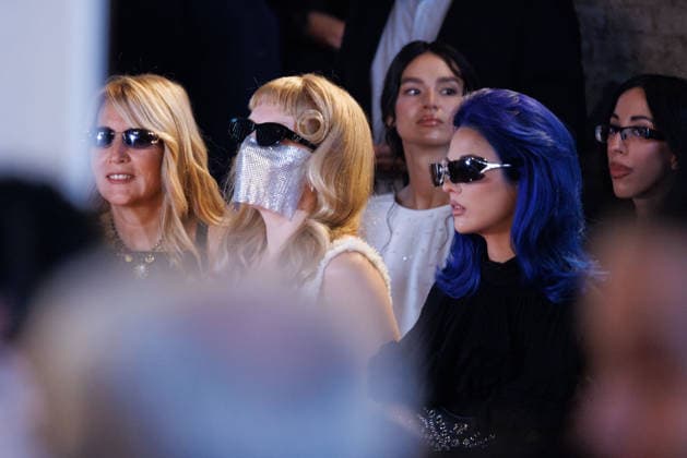 IPA88965073 - Milan, Milan Women™s Fashion Week Spring Summer 2027 - Women™s Fashion, Spring Summer 2027 - Blumarine fashion show - guests - Pictured: Myss Keta, Sita Abellan  Copyright: xCinziaxCamelax xx IPA88965073