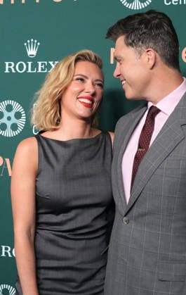 September 25, 2026, New York, Ny, USA: SCARLETT JOHANSSON and COLIN JOST attend the Paper Tiger Premiere at the 64th Annual New York Film Festival at Lincoln Center. New York USA - ZUMAms4_ 20260925_faf_ms4_019 Copyright: xSoniaxMoskowitzxGordonx