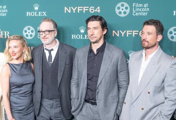 September 25, 2026, Bronx, New York, USA: Scarlett Johansson, James Gray, Adam Driver and Miles Teller attend screening of Paper Tiger during NYFF64 at Alice Tully Hall at Lincoln Center in New York, NY on September 25, 2026. Bronx USA - ZUMAr339 20260925_znp_r339_135 Copyright: xLevxRadinx