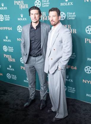September 25, 2026, Bronx, New York, USA: Adam Driver and Miles Teller attend screening of Paper Tiger during NYFF64 at Alice Tully Hall at Lincoln Center in New York, NY on September 25, 2026. Bronx USA - ZUMAr339 20260925_znp_r339_132 Copyright: xLevxRadinx