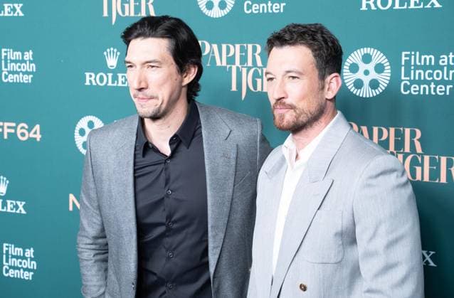 September 25, 2026, Bronx, New York, USA: Adam Driver and Miles Teller attend screening of Paper Tiger during NYFF64 at Alice Tully Hall at Lincoln Center in New York, NY on September 25, 2026. Bronx USA - ZUMAr339 20260925_znp_r339_131 Copyright: xLevxRadinx