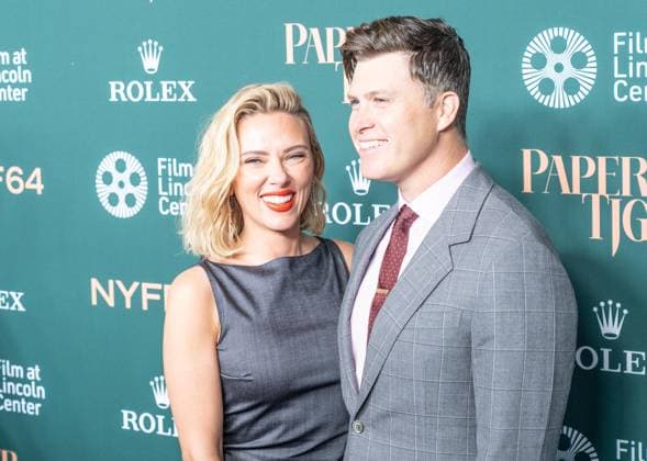 September 25, 2026, Bronx, New York, USA: Scarlett Johansson and Colin Jost attend screening of Paper Tiger during NYFF64 at Alice Tully Hall at Lincoln Center in New York, NY on September 25, 2026. Bronx USA - ZUMAr339 20260925_znp_r339_101 Copyright: xLevxRadinx