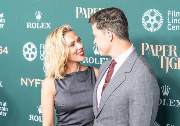 September 25, 2026, Bronx, New York, USA: Scarlett Johansson and Colin Jost attend screening of Paper Tiger during NYFF64 at Alice Tully Hall at Lincoln Center in New York, NY on September 25, 2026. Bronx USA - ZUMAr339 20260925_znp_r339_102 Copyright: xLevxRadinx