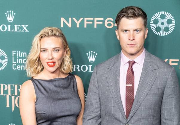 September 25, 2026, Bronx, New York, USA: Scarlett Johansson and Colin Jost attend screening of Paper Tiger during NYFF64 at Alice Tully Hall at Lincoln Center in New York, NY on September 25, 2026. Bronx USA - ZUMAr339 20260925_znp_r339_094 Copyright: xLevxRadinx