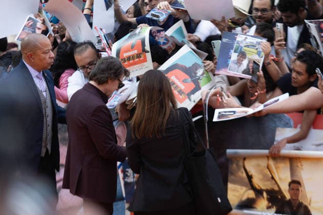 September 25, 2026, Mexico City, Mexico: US actor TOM CRUISE and Mexican filmmaker ALEJANDRO GONZALEZ INARRITU present Digger in Mexico City during an event with media and fans at Parque Toreo. The film, starring CRUISE and directed by INARRITU, marks their first collaboration and brought the cast together with press and audiences. Mexico City Mexico - ZUMAl178 20260925_znp_l178_006 Copyright: xCristianxLeyvax