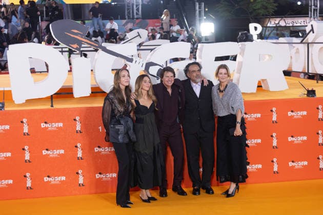 September 25, 2026, Mexico City, Mexico: US actor TOM CRUISE and Mexican filmmaker ALEJANDRO GONZALEZ INARRITU present Digger in Mexico City during an event with media and fans at Parque Toreo. The film, starring CRUISE and directed by INARRITU, marks their first collaboration and brought the cast together with press and audiences. Mexico City Mexico - ZUMAl178 20260925_znp_l178_076 Copyright: xCristianxLeyvax