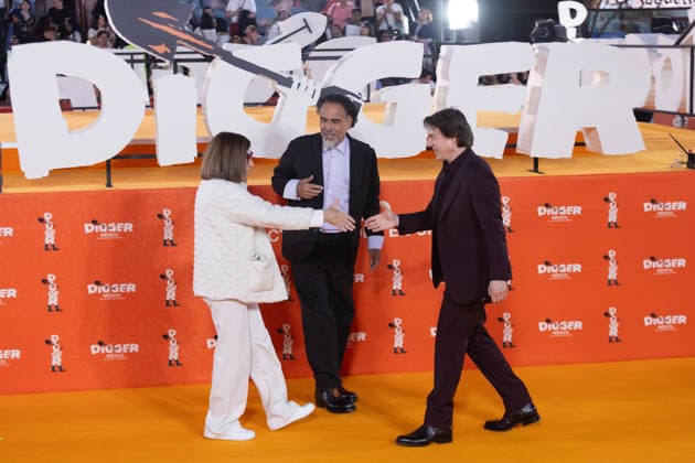September 25, 2026, Mexico City, Mexico: US actor TOM CRUISE and Mexican filmmaker ALEJANDRO GONZALEZ INARRITU present Digger in Mexico City during an event with media and fans at Parque Toreo. The film, starring CRUISE and directed by INARRITU, marks their first collaboration and brought the cast together with press and audiences. Mexico City Mexico - ZUMAl178 20260925_znp_l178_075 Copyright: xCristianxLeyvax