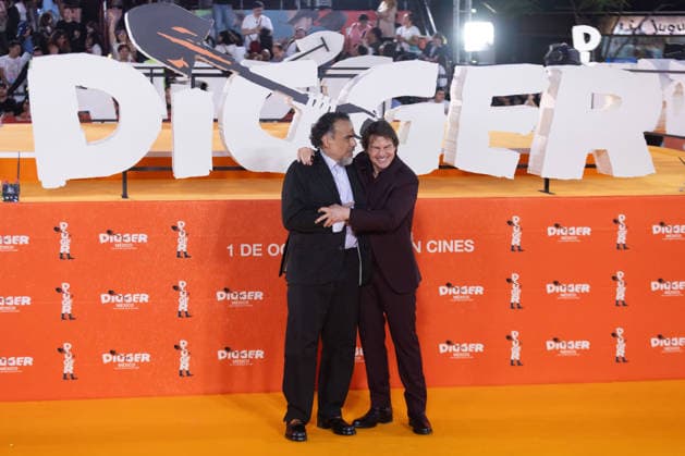 September 25, 2026, Mexico City, Mexico: US actor TOM CRUISE and Mexican filmmaker ALEJANDRO GONZALEZ INARRITU present Digger in Mexico City during an event with media and fans at Parque Toreo. The film, starring CRUISE and directed by INARRITU, marks their first collaboration and brought the cast together with press and audiences. Mexico City Mexico - ZUMAl178 20260925_znp_l178_064 Copyright: xCristianxLeyvax