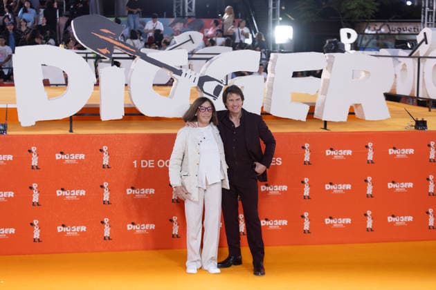 September 25, 2026, Mexico City, Mexico: US actor TOM CRUISE and Mexican filmmaker ALEJANDRO GONZALEZ INARRITU present Digger in Mexico City during an event with media and fans at Parque Toreo. The film, starring CRUISE and directed by INARRITU, marks their first collaboration and brought the cast together with press and audiences. Mexico City Mexico - ZUMAl178 20260925_znp_l178_070 Copyright: xCristianxLeyvax